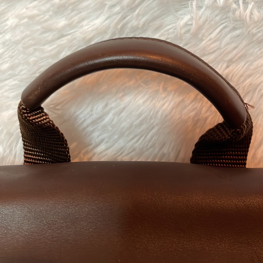 Coach Vintage XL Unisex Brown Backpack Rucksack 0529 - Picture 5 of 15
